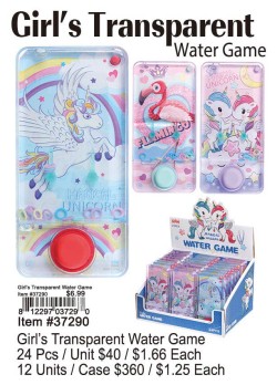 Girl Transparent Water Game 24 Pcs.