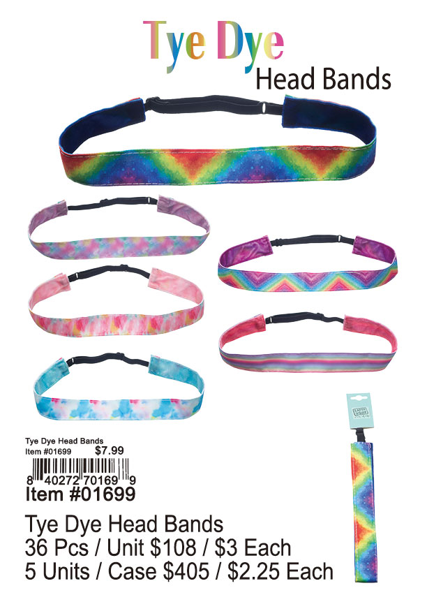 Tye Dye Head Bands