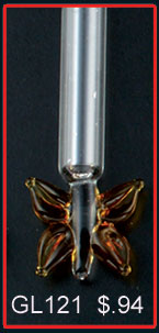 Glass Vials Butterfly (100s) Style 1