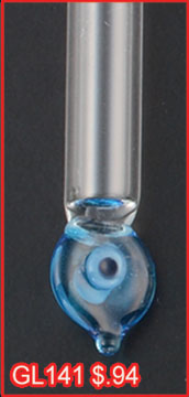 Glass Vials GoodLuck Eye (100s) Style 1