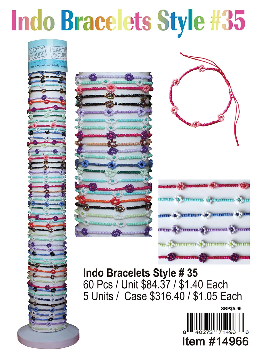 Indo Bracelets Style 35 60 Pcs.