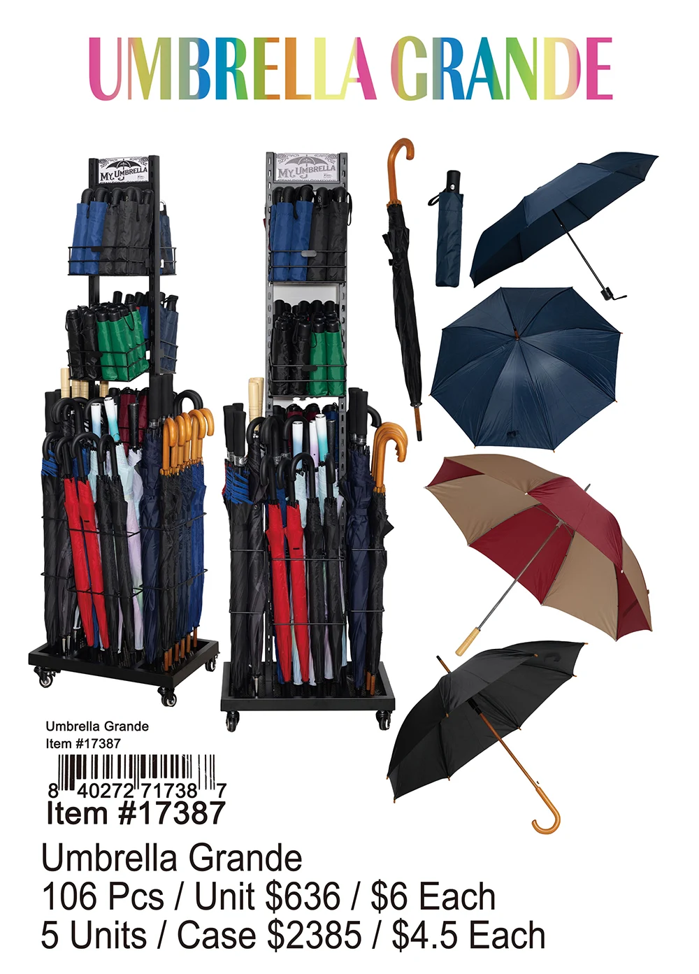 Umbrella Grande 106 Pcs.