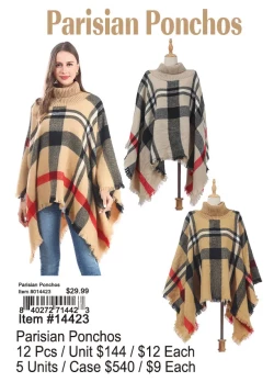 Parisian Ponchos