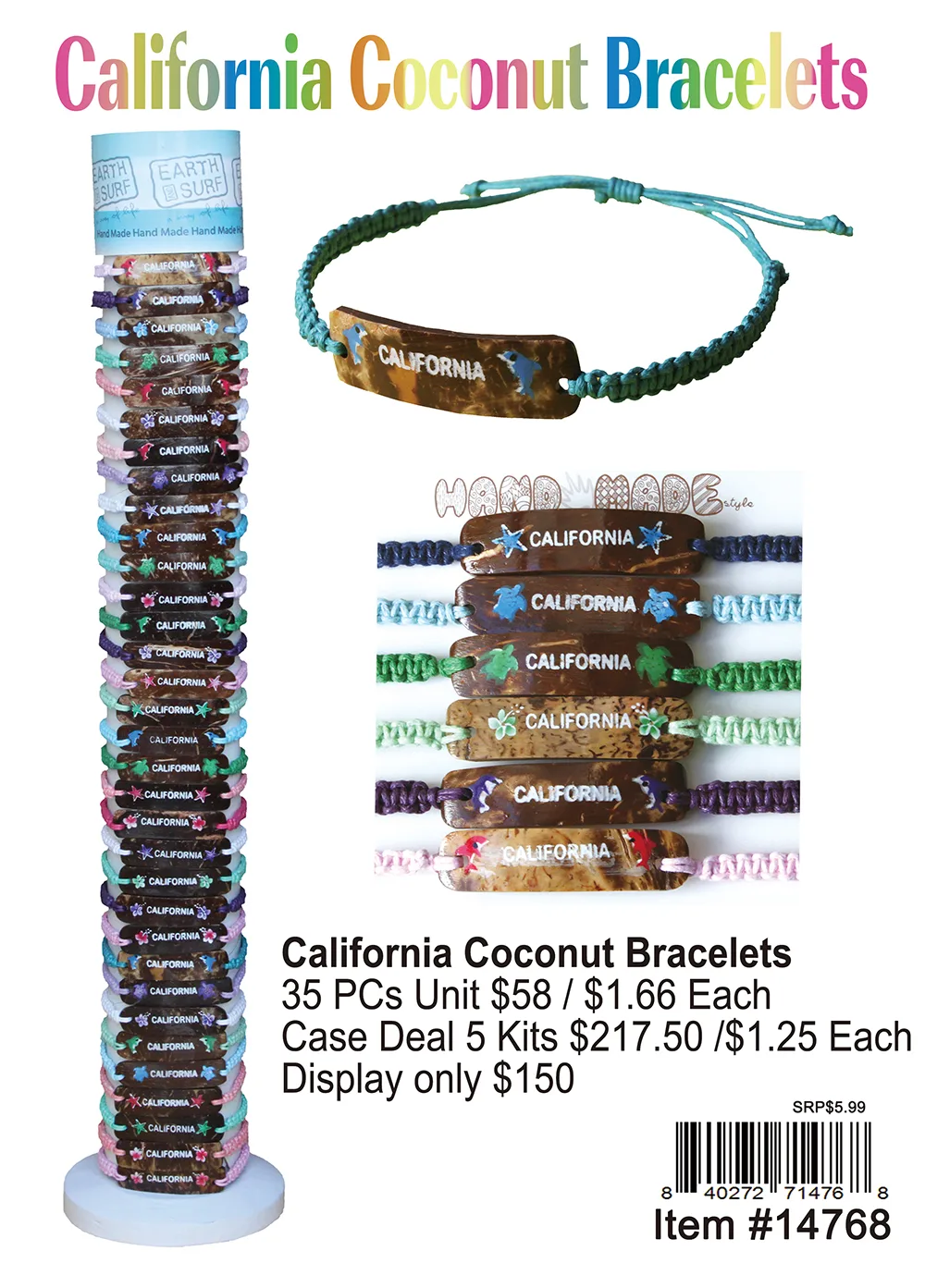 California Coconut Bracelets